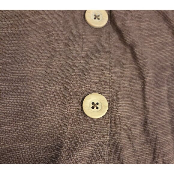 New! Naturals D&co Women’s Size S Brown Button Up Maxi Dress Linen Blend - Picture 6 of 16